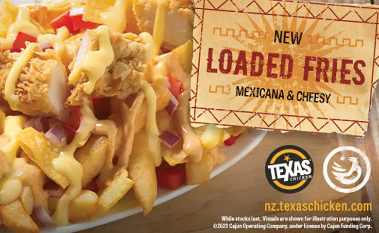 Texas Chicken Menu Prices NZ 2024